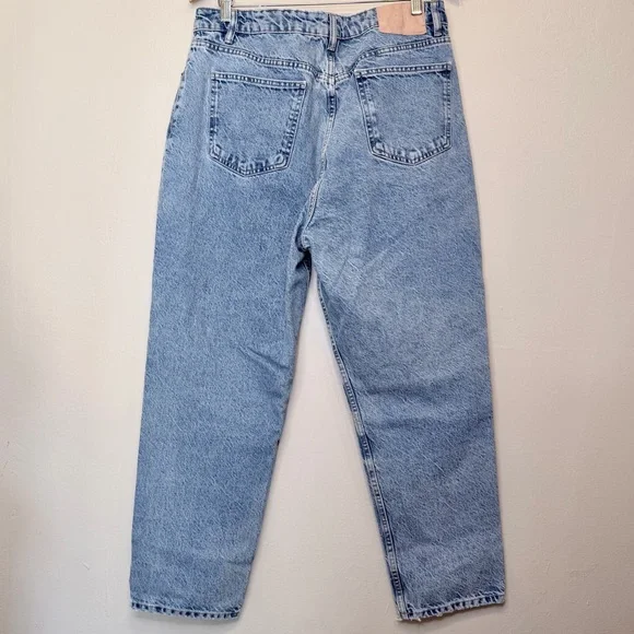 ZARA | High Rise Baggy Relaxed Ankle Mom Jeans - Picture 3 of 11